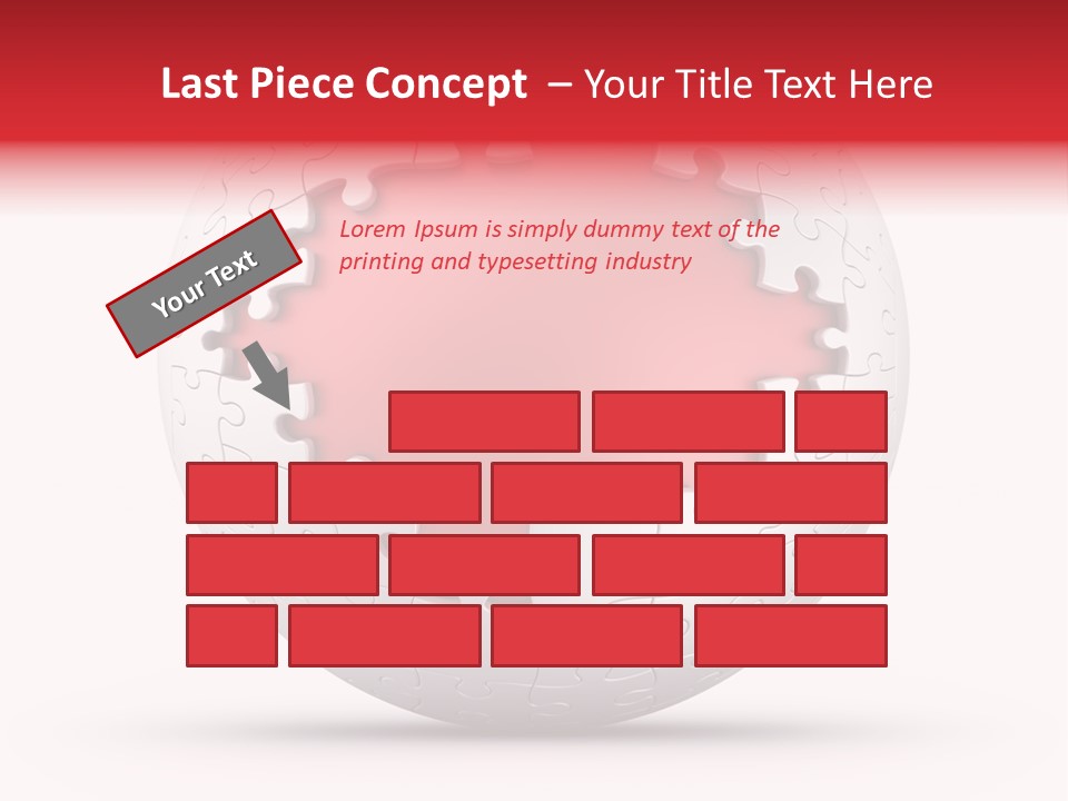 Piece Puzzle Part PowerPoint Template