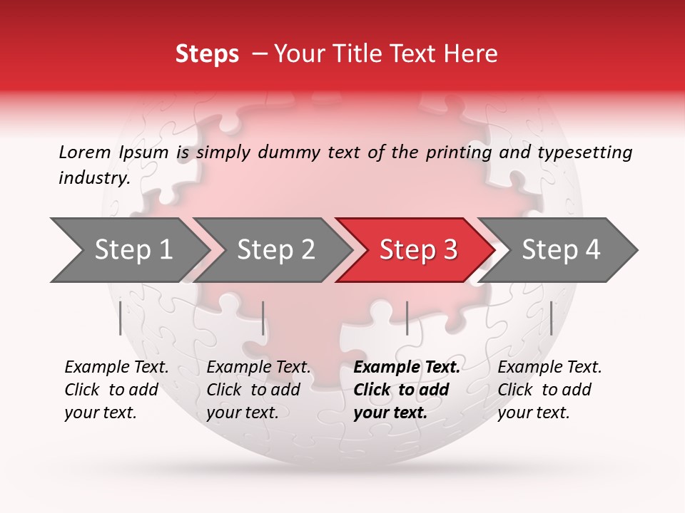 Piece Puzzle Part PowerPoint Template