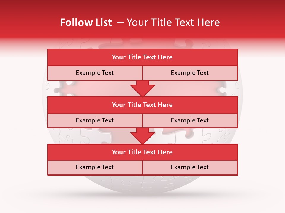 Piece Puzzle Part PowerPoint Template