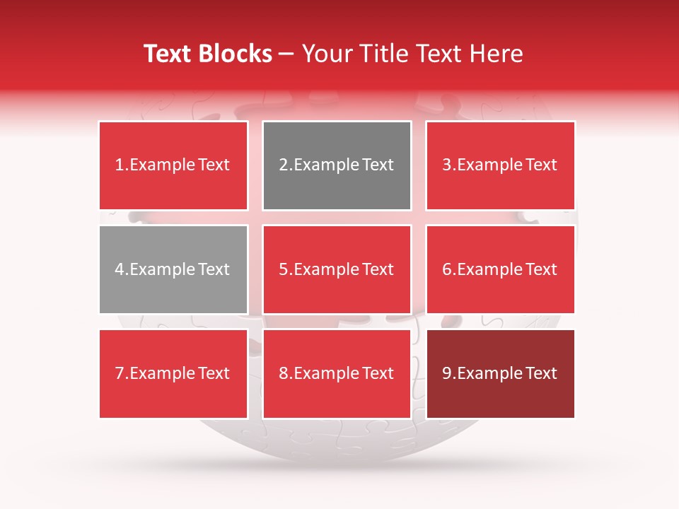 Piece Puzzle Part PowerPoint Template