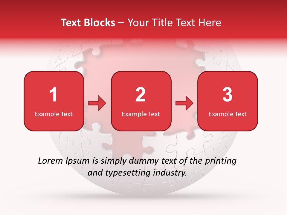 Piece Puzzle Part PowerPoint Template
