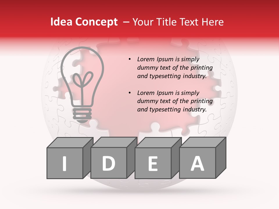 Piece Puzzle Part PowerPoint Template