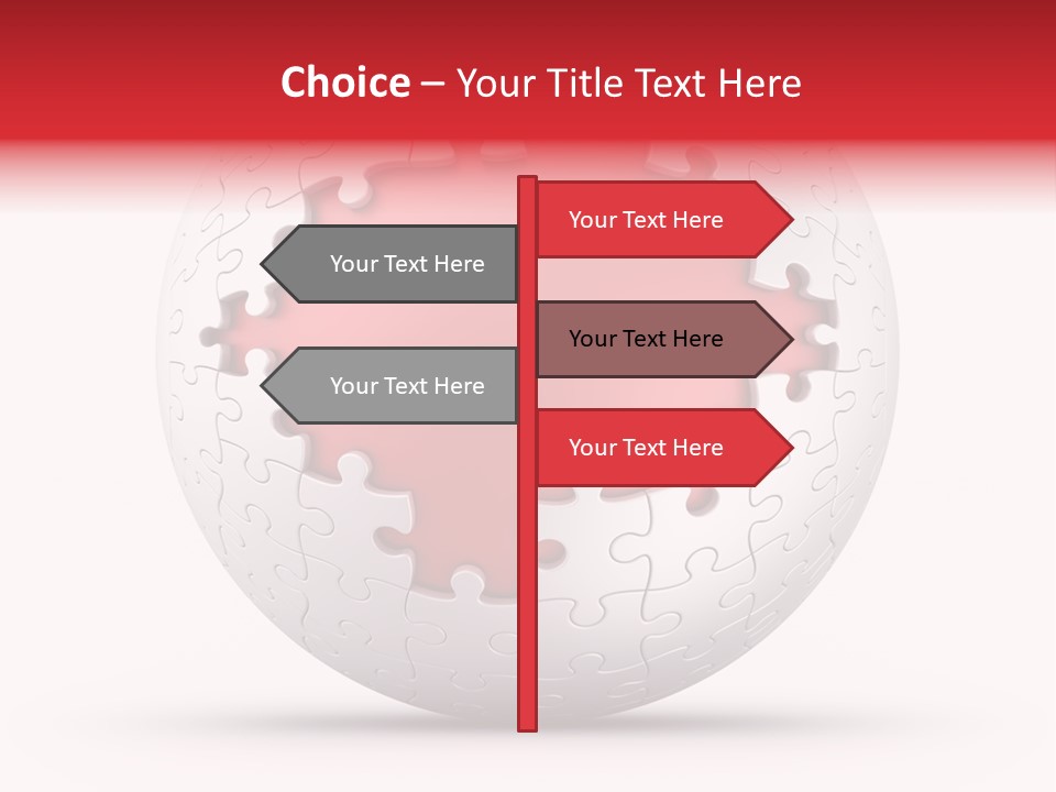 Piece Puzzle Part PowerPoint Template