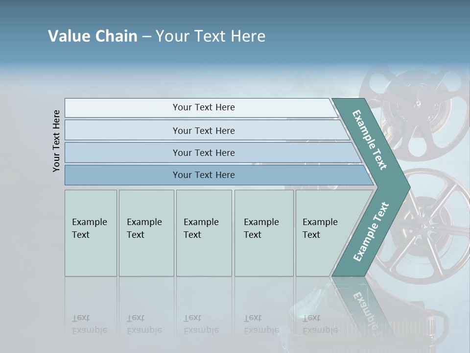 Man Lean Lazy PowerPoint Template