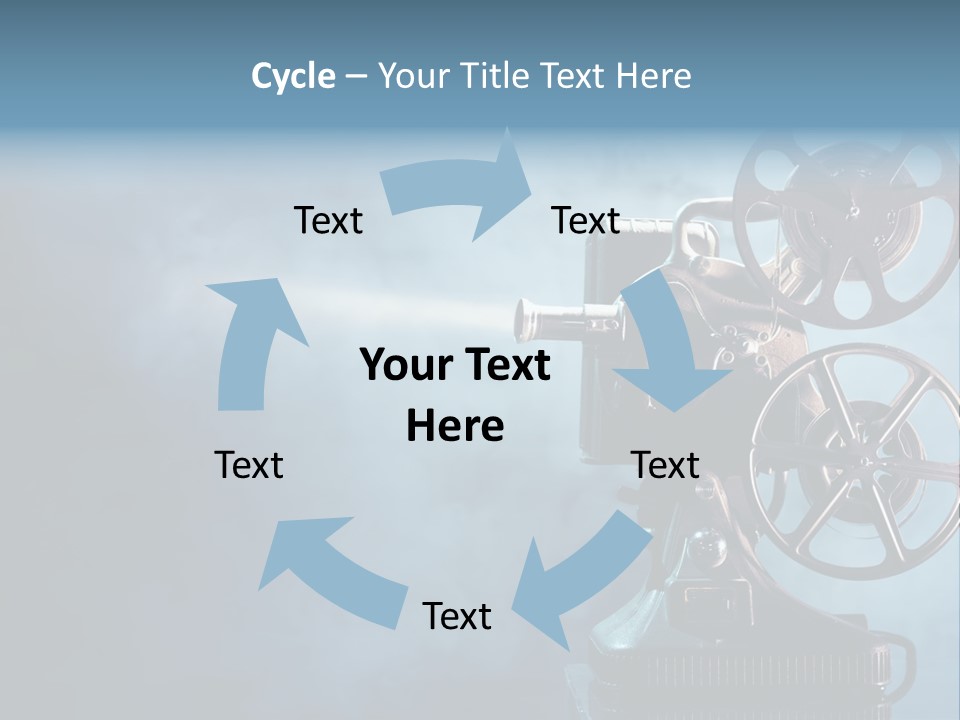 Man Lean Lazy PowerPoint Template