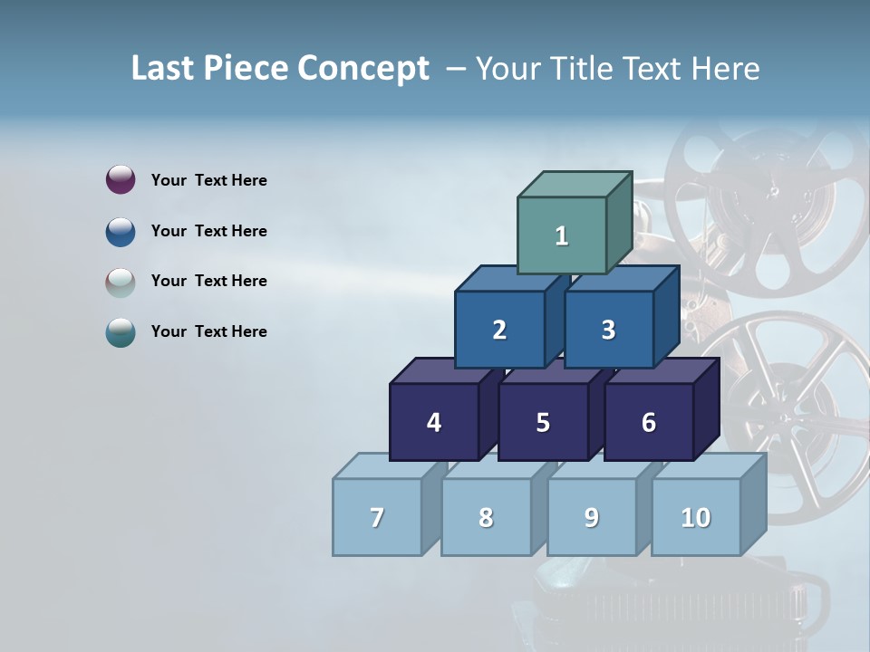 Man Lean Lazy PowerPoint Template