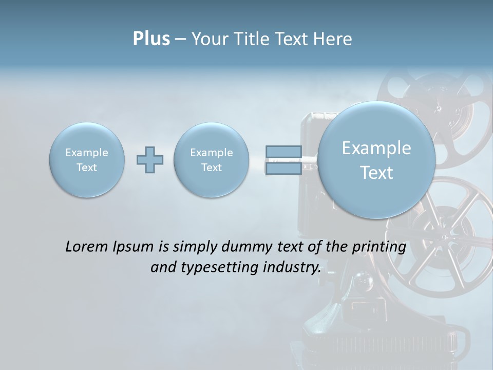 Man Lean Lazy PowerPoint Template