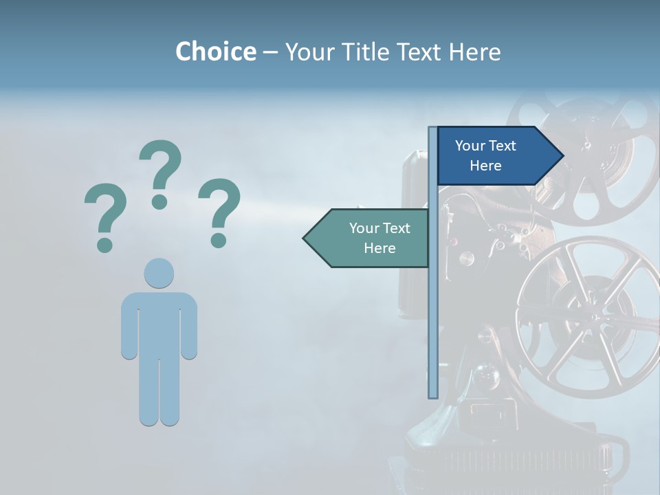 Man Lean Lazy PowerPoint Template