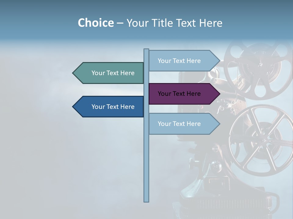 Man Lean Lazy PowerPoint Template
