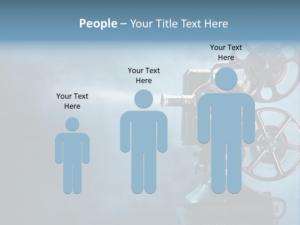 Man Lean Lazy PowerPoint Template