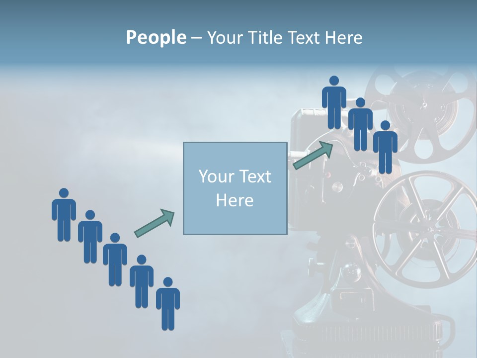 Man Lean Lazy PowerPoint Template