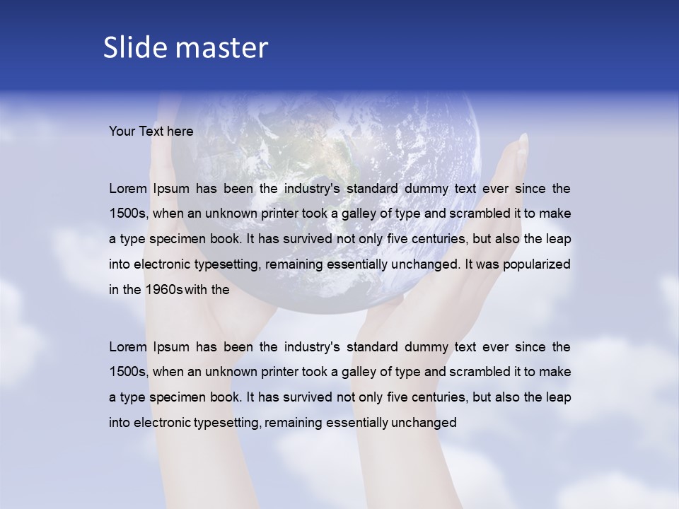 Color Warming Love PowerPoint Template