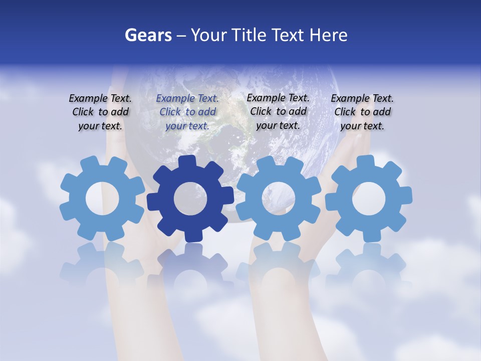 Color Warming Love PowerPoint Template