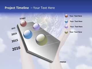 Color Warming Love PowerPoint Template