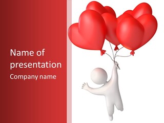 Dating Valentine Air PowerPoint Template