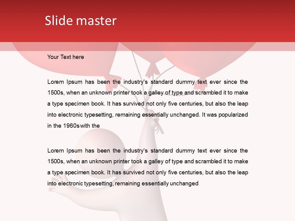 Dating Valentine Air PowerPoint Template