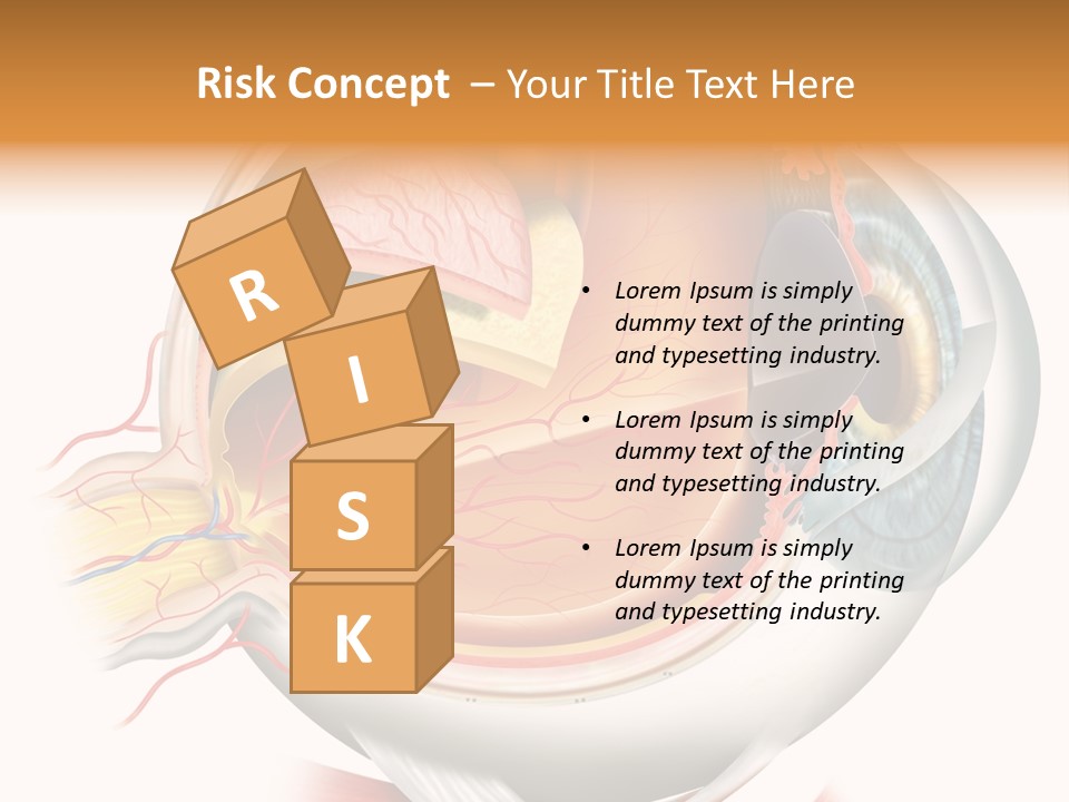 Anatomy Iris View PowerPoint Template