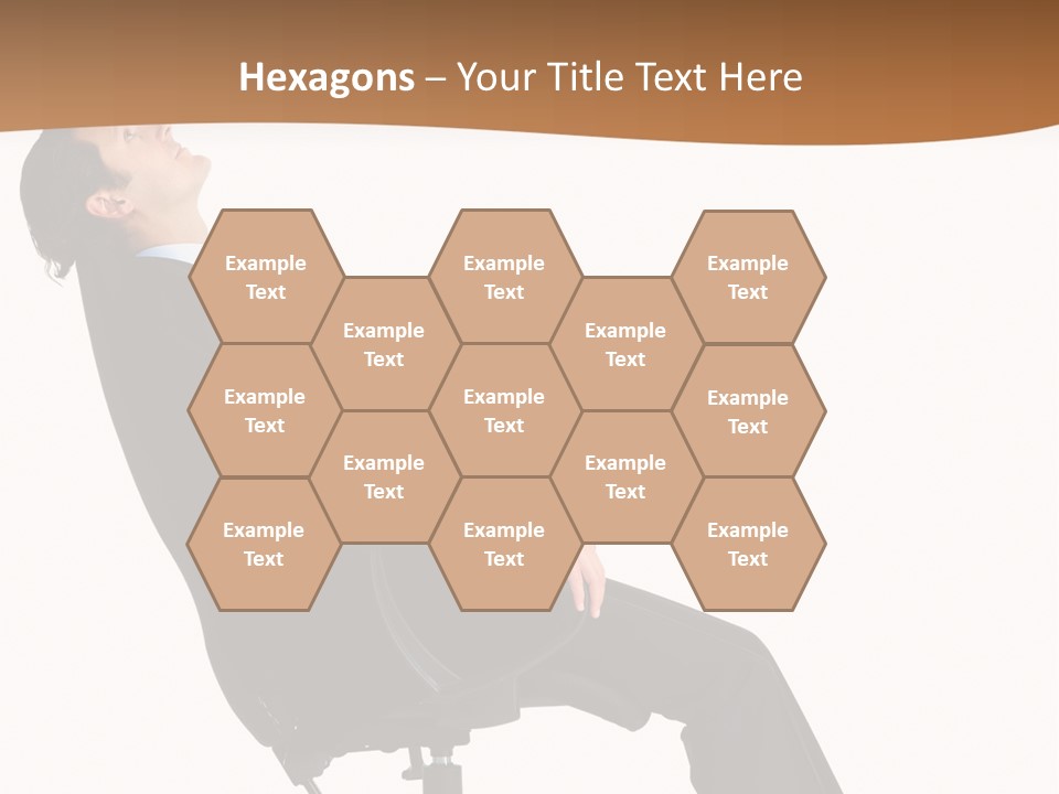 Man Lean Lazy PowerPoint Template