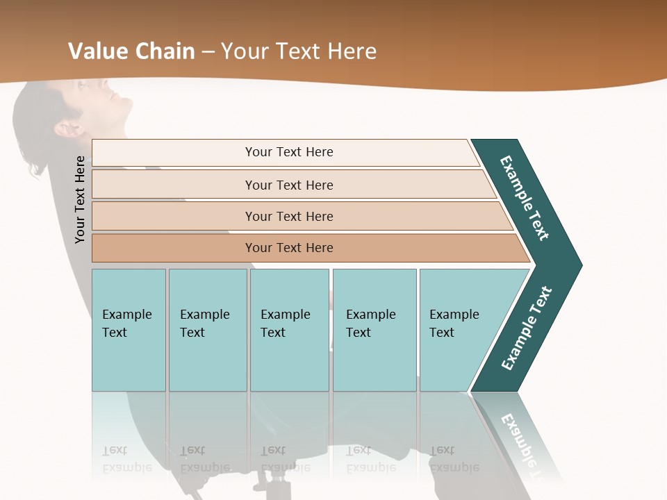 Man Lean Lazy PowerPoint Template
