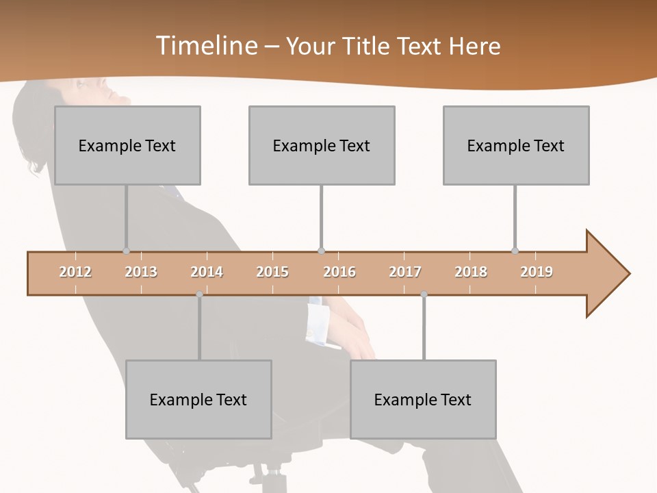 Man Lean Lazy PowerPoint Template