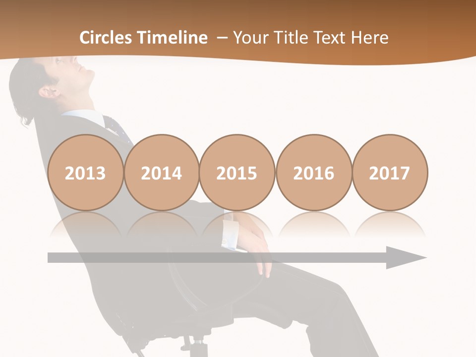 Man Lean Lazy PowerPoint Template