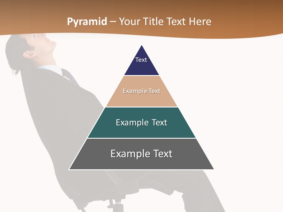 Man Lean Lazy PowerPoint Template