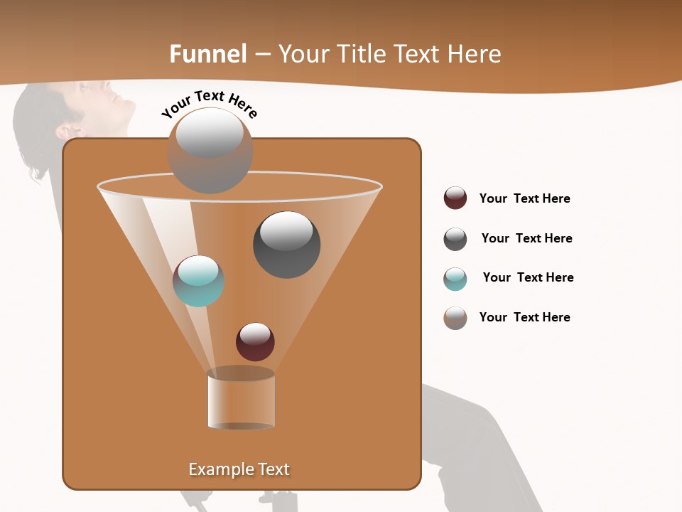 Man Lean Lazy PowerPoint Template