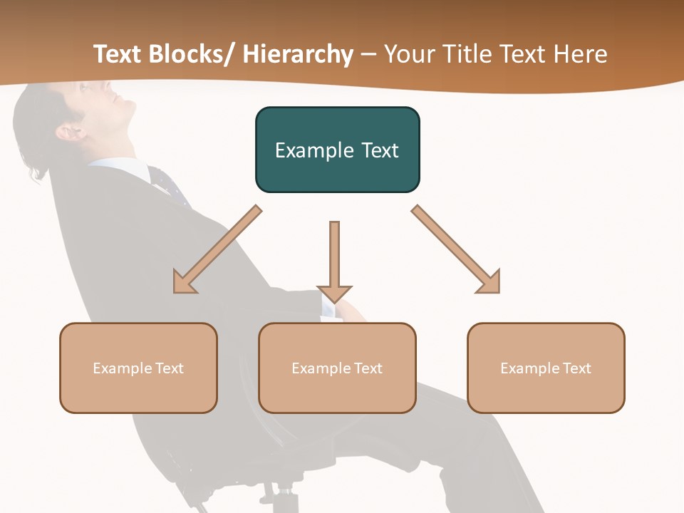Man Lean Lazy PowerPoint Template