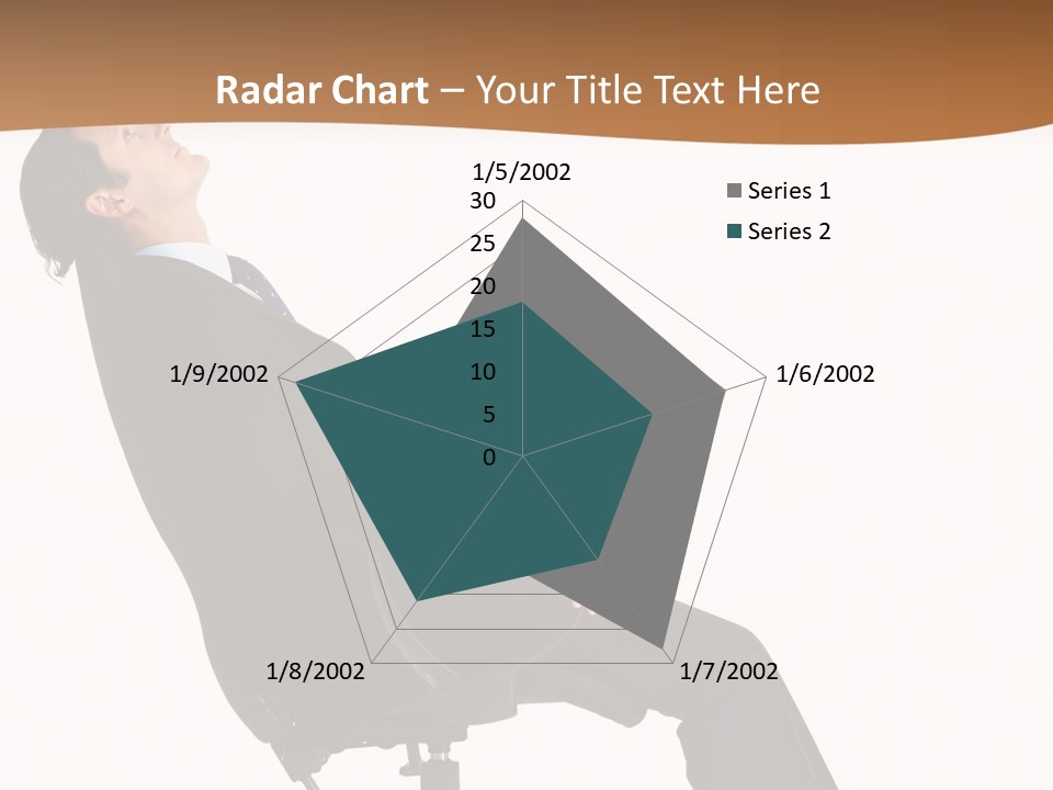 Man Lean Lazy PowerPoint Template