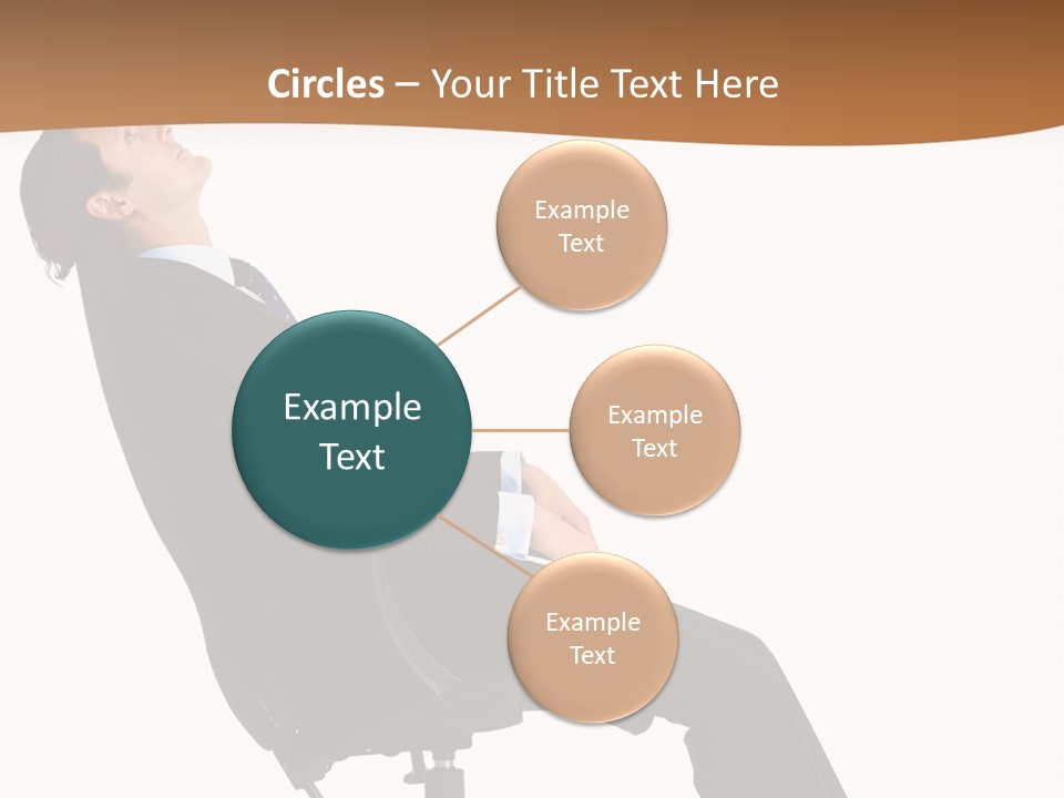 Man Lean Lazy PowerPoint Template