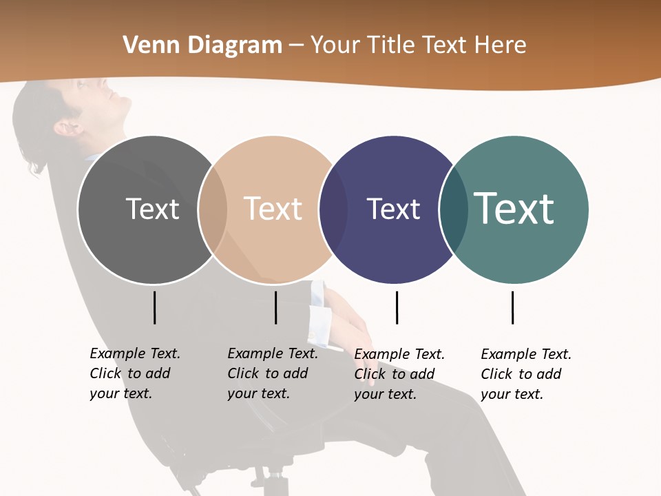 Man Lean Lazy PowerPoint Template