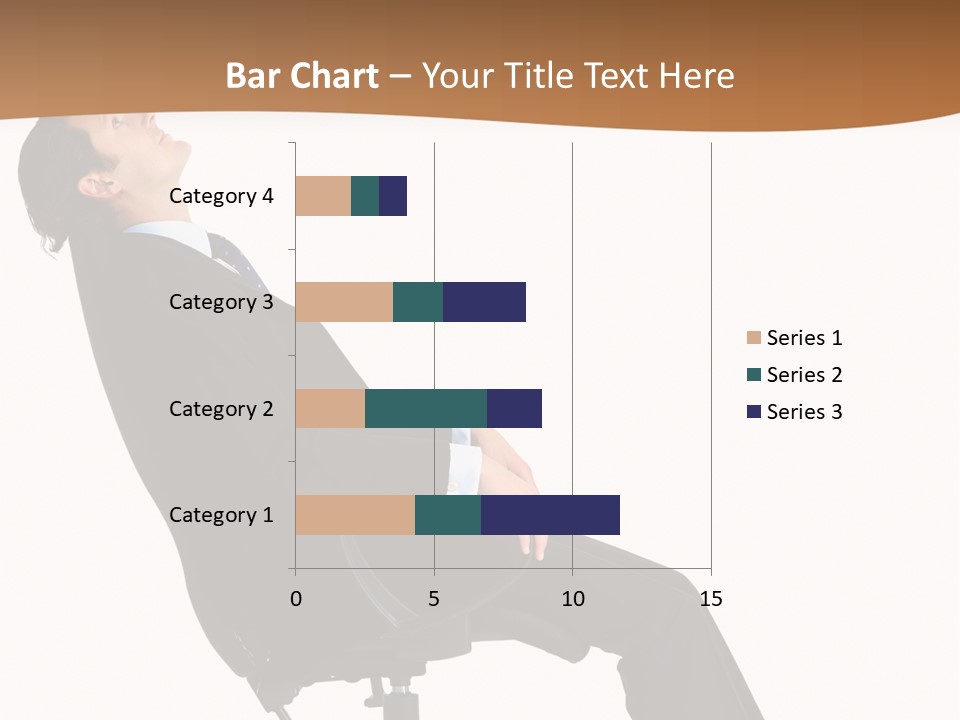 Man Lean Lazy PowerPoint Template
