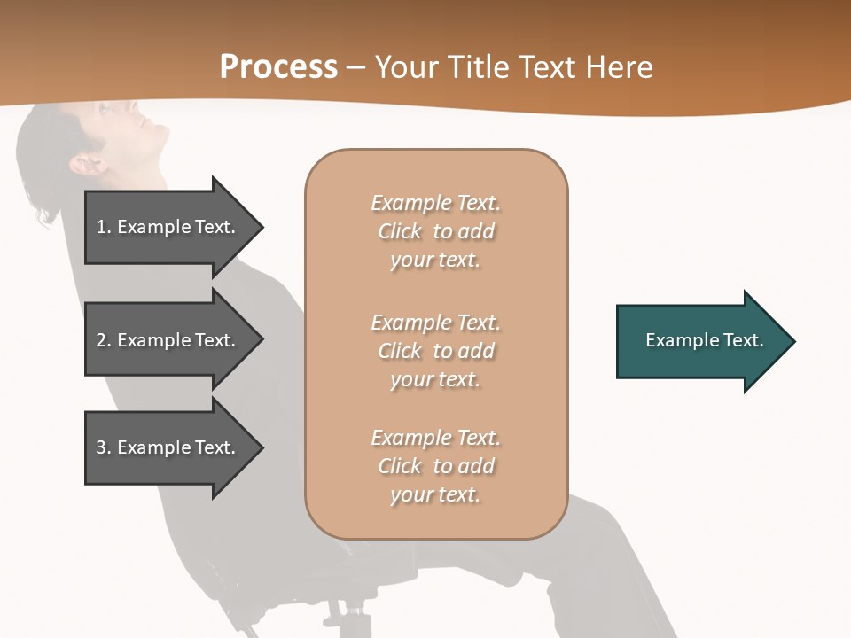 Man Lean Lazy PowerPoint Template
