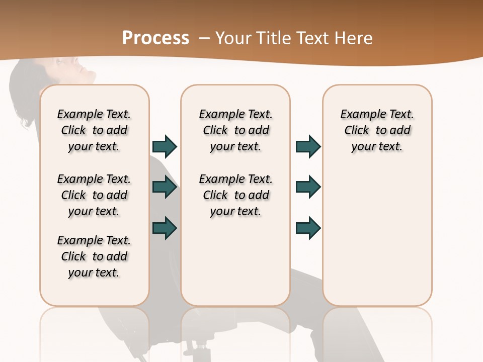 Man Lean Lazy PowerPoint Template