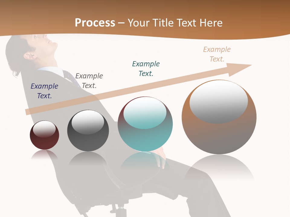 Man Lean Lazy PowerPoint Template