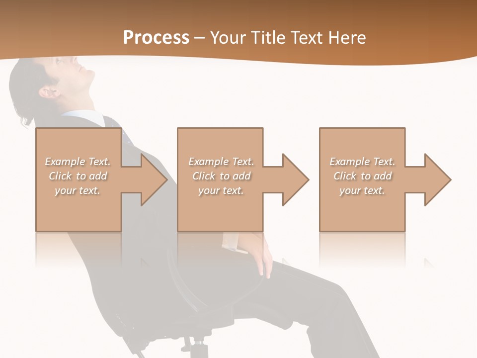 Man Lean Lazy PowerPoint Template