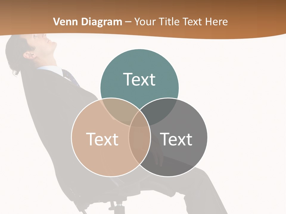 Man Lean Lazy PowerPoint Template