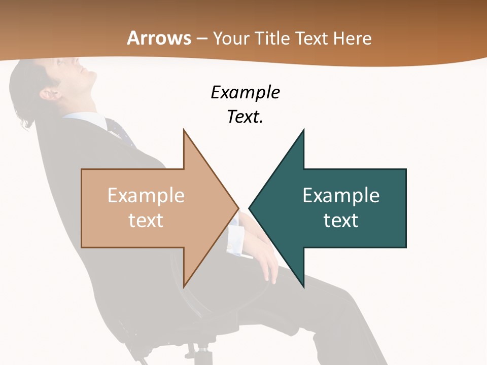 Man Lean Lazy PowerPoint Template