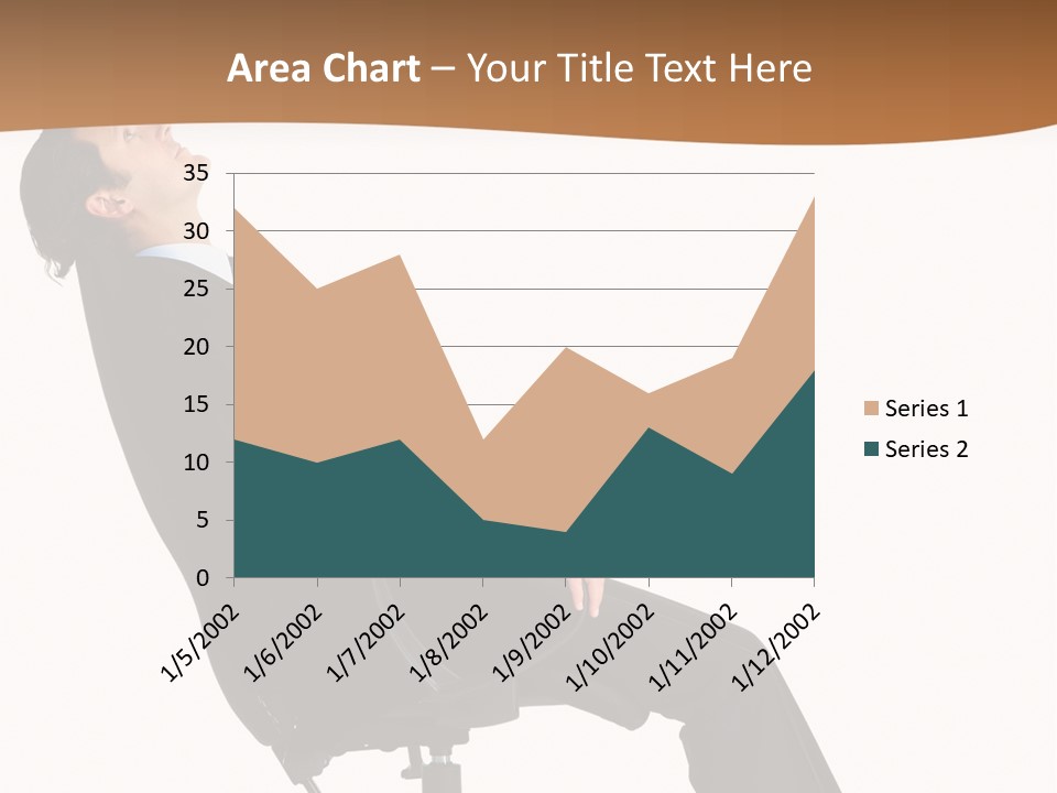 Man Lean Lazy PowerPoint Template