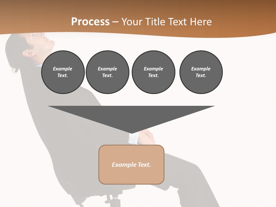 Man Lean Lazy PowerPoint Template
