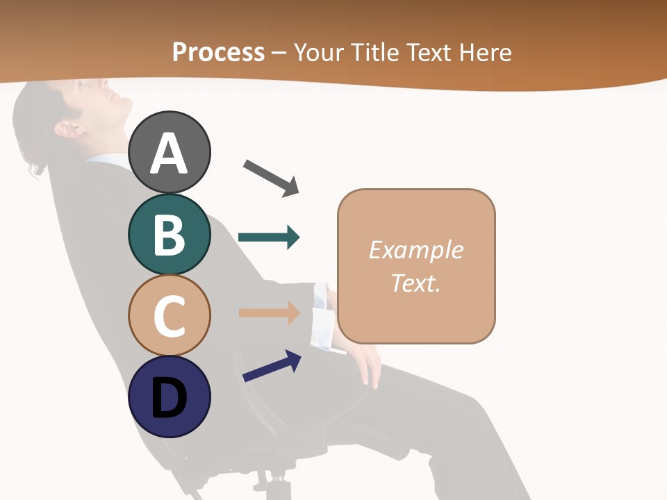 Man Lean Lazy PowerPoint Template