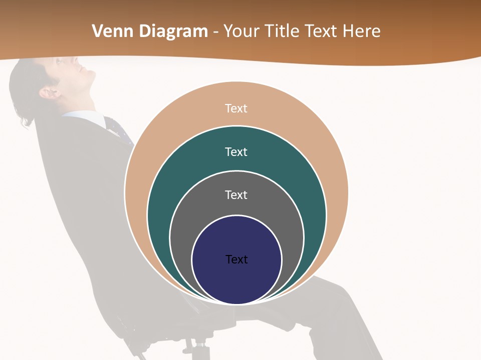 Man Lean Lazy PowerPoint Template