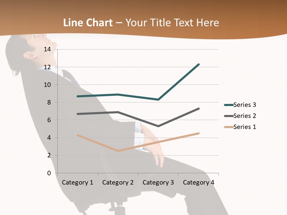 Man Lean Lazy PowerPoint Template