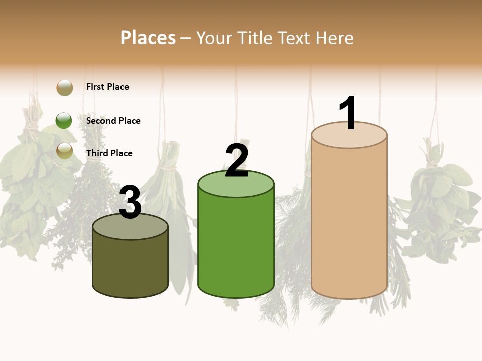 Sativa Clothespin Food PowerPoint Template