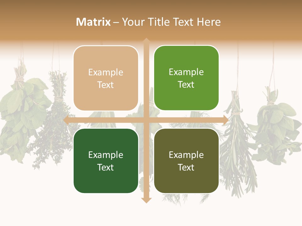 Sativa Clothespin Food PowerPoint Template