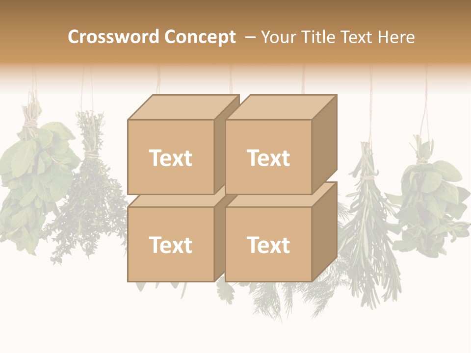 Sativa Clothespin Food PowerPoint Template