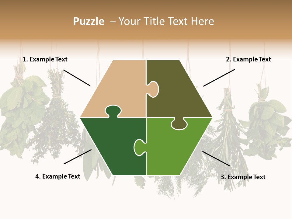 Sativa Clothespin Food PowerPoint Template