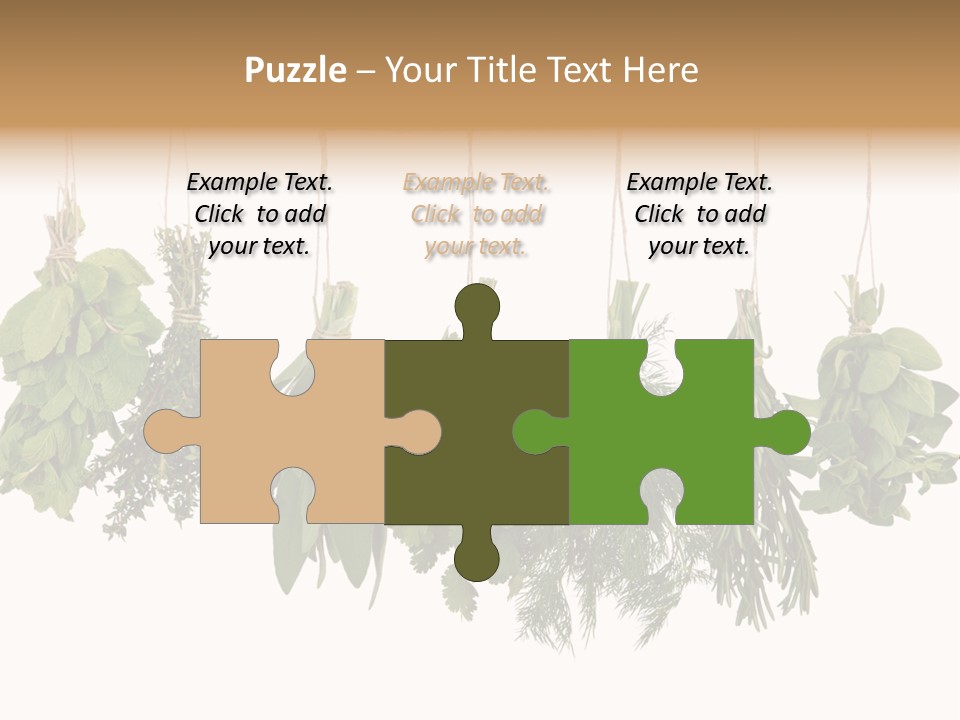 Sativa Clothespin Food PowerPoint Template