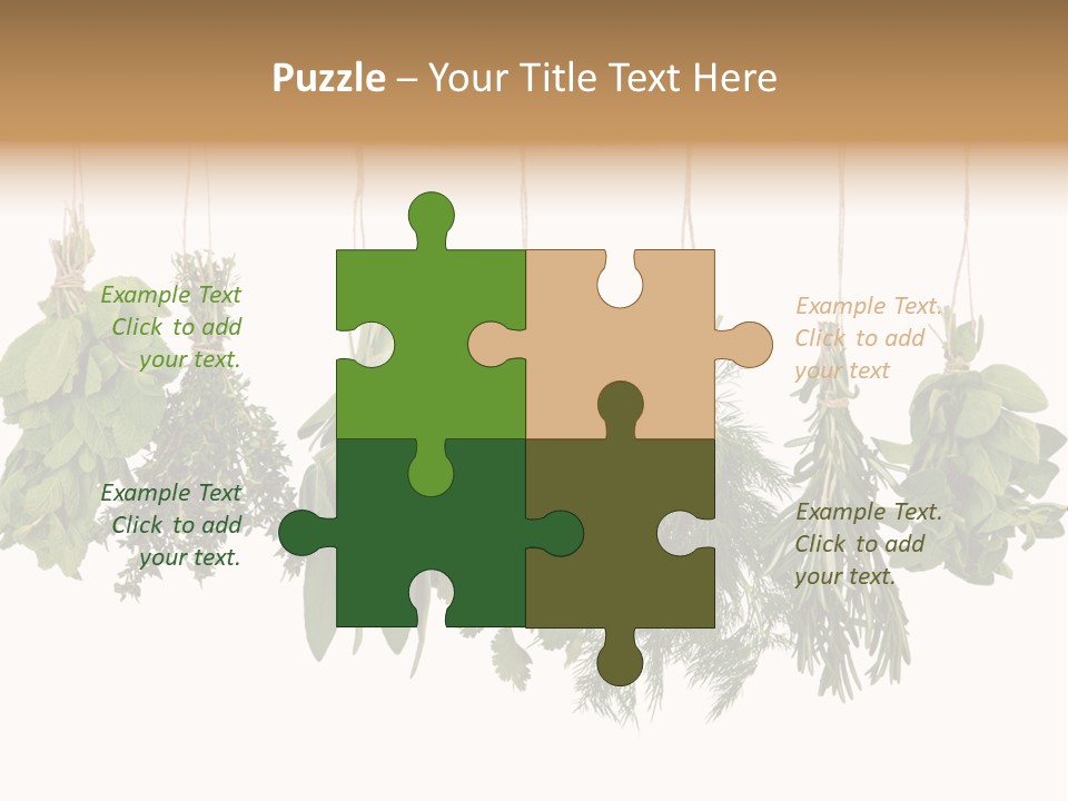 Sativa Clothespin Food PowerPoint Template