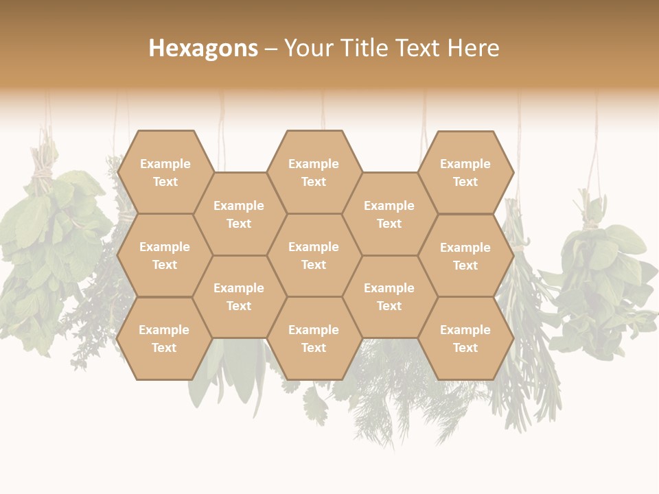Sativa Clothespin Food PowerPoint Template